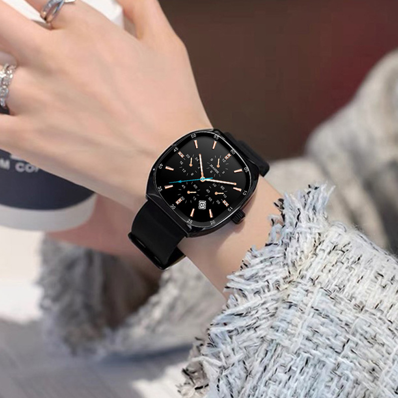 Luxury Watch Value - スタイリッシュなカップル腕時計、高級感と高価値、カレンダー機能付き女性用クォーツ時計、シリコン、プレミアムセレクション
