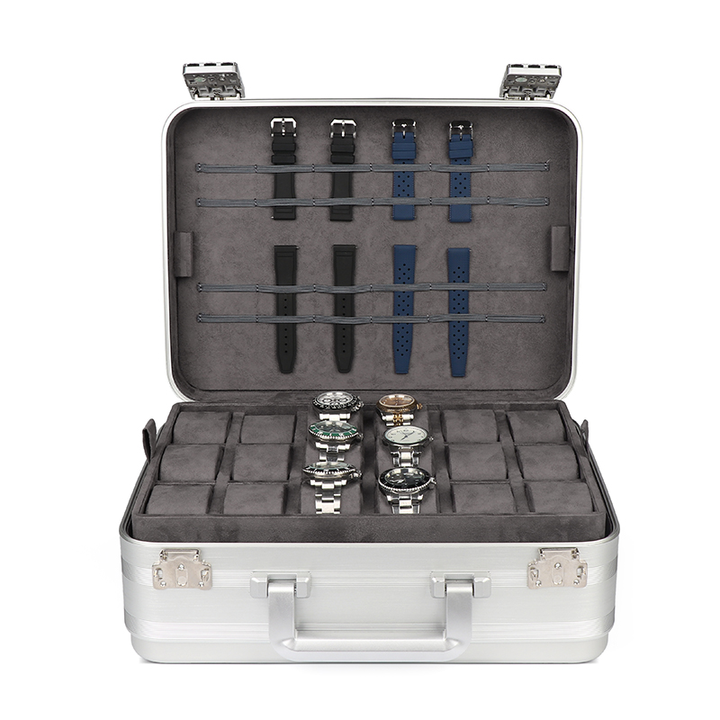 Luxury Watch Collection Box - 高品質カスタム腕時計ケース、腕時計収納用、高級、暗証番号ロック付き、自動巻きメンズコレクションボックス、24スロットオーガナイザー