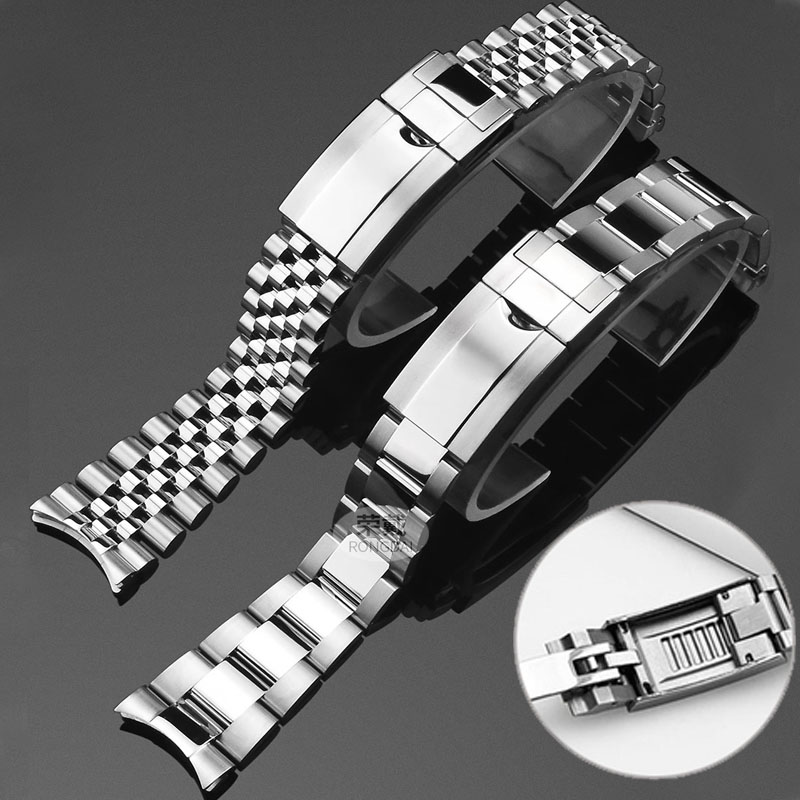 Luxury Watch Jaeger Lecoultre - 904 鋼ジュビリー時計バンドロレックスサブ GMT ヨットデイトナ男性ストラップ 20 ミリメートル高級時計チェーン