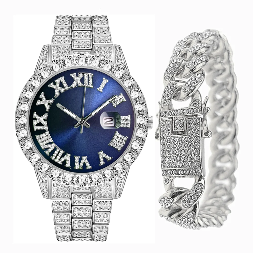 フルアイスアウトブレスレット メンズ ブリン マイアミキュー - Luxury Watch Miami のレビューと価格
