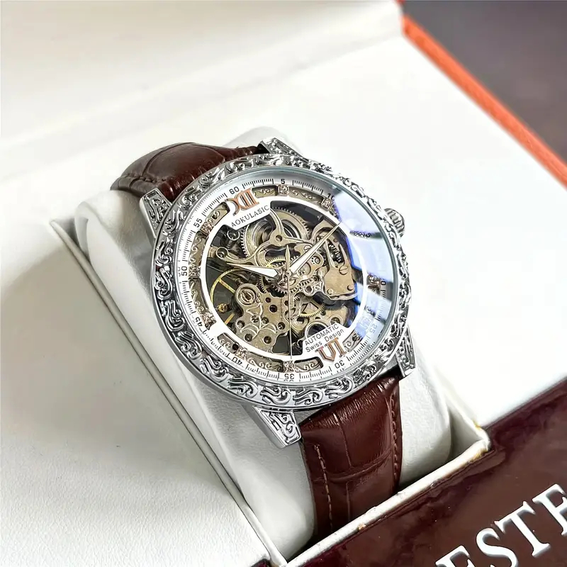 新しい高価値軽量高級中空自動機械式腕時計、男性用、ファッショ - Luxury Watch Value のレビューと価格
