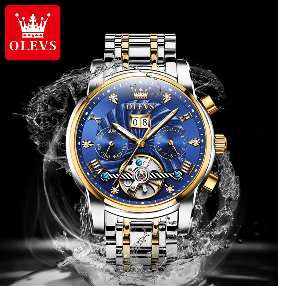 OLEVS 9910 ブランドオリジナル正規品 メンズ腕時計 - Luxury Watch Collection Box のレビューと価格